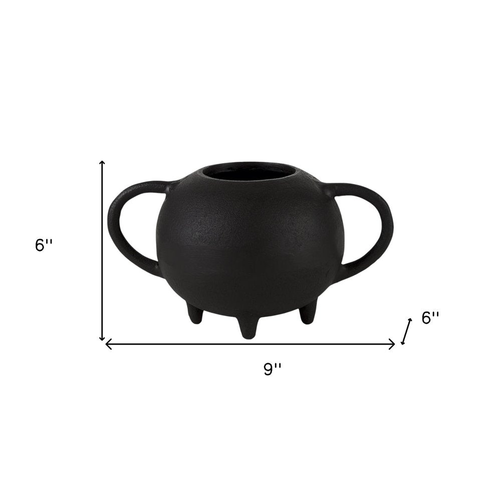 Black Matte Metal Italian Inspired Bowl HomeRoots