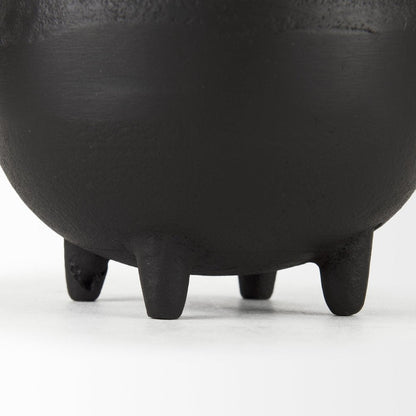 8" Black Two Handle Ceramic Jug Vase HomeRoots