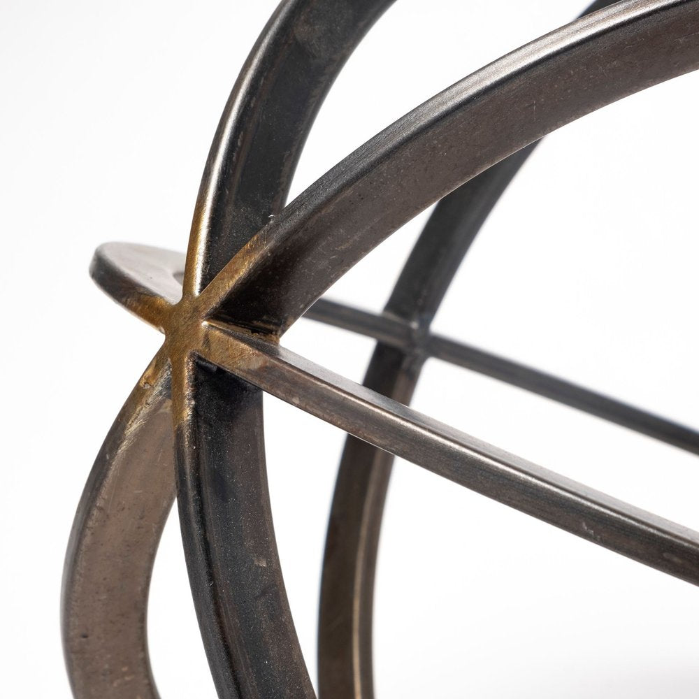 10" Black Metal Tabletop Sculpture — view 2