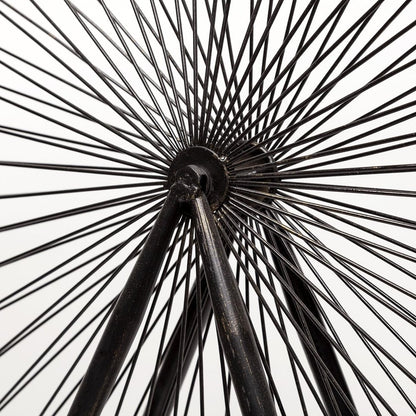 Metal And Wood London Eye Moveable Sculpture HomeRoots