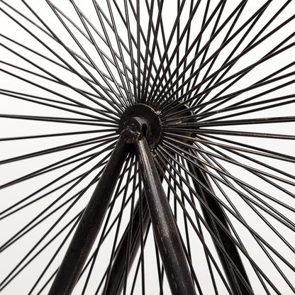 Metal And Wood London Eye Moveable Sculpture HomeRoots
