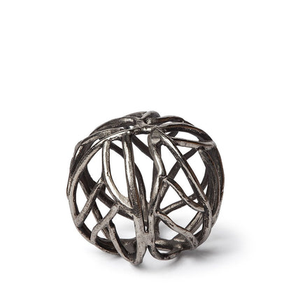 Petite Silver Metal Tree Branch Sculpture HomeRoots