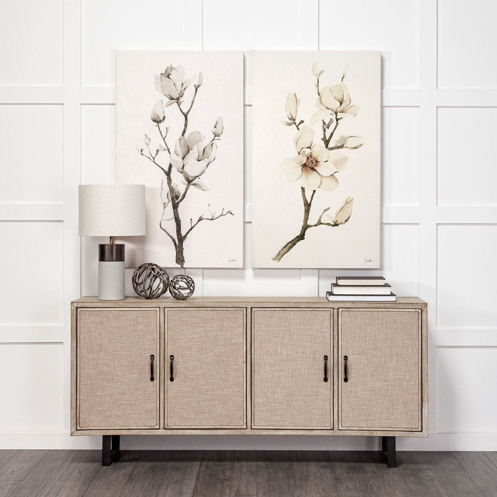 Petite Silver Metal Tree Branch Sculpture HomeRoots