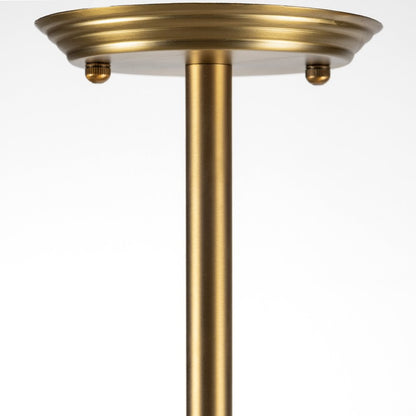 Gold Sputnik Style Eighteen Bulb Dimmable Chandelier HomeRoots