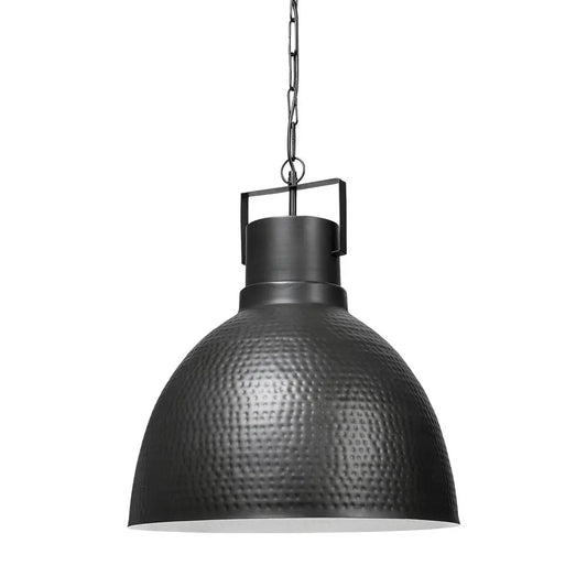 Black Lantern Metal Dimmable Ceiling Light With Black Shades HomeRoots