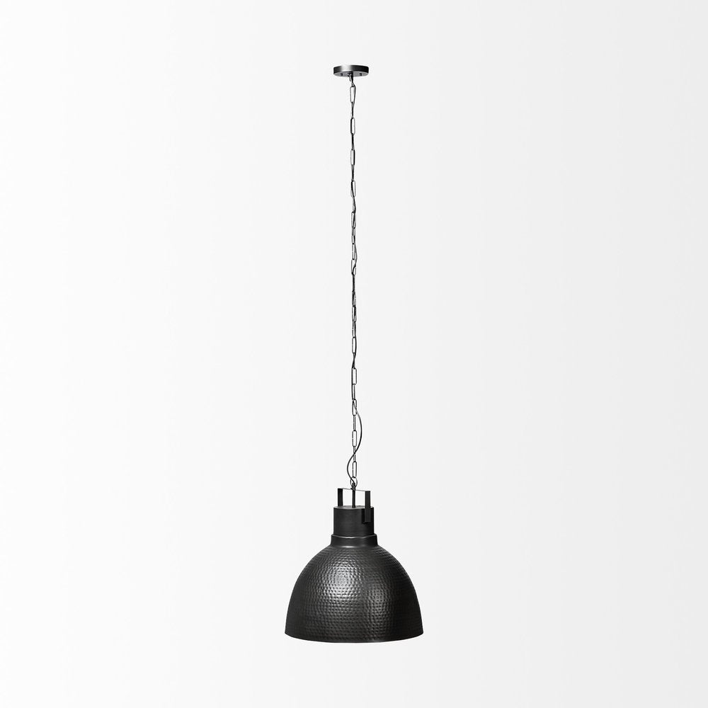 Black Lantern Metal Dimmable Ceiling Light With Black Shades — view 2