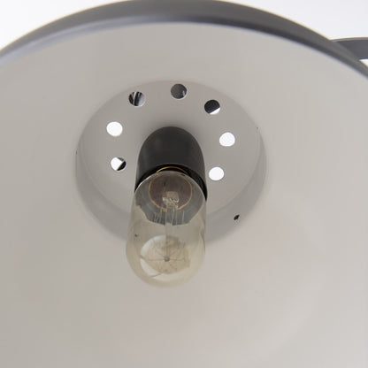 Black Metal Sphere Pendant Hanging Light HomeRoots