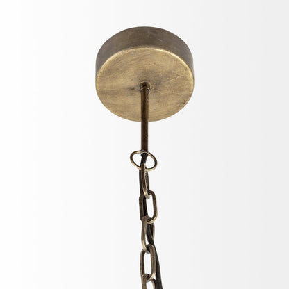 Black Metal Geometric Globe Hanging Light HomeRoots