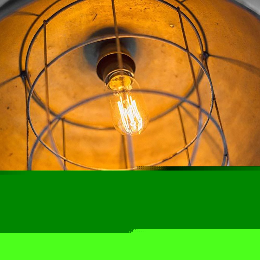 Rustic Gold Tone Metal Dome Hanging Light HomeRoots