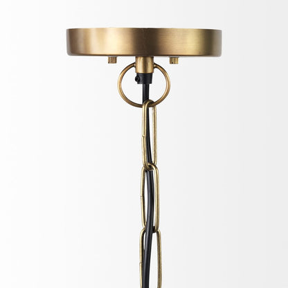 Gold Metal Sphere Pendant Hanging Light HomeRoots