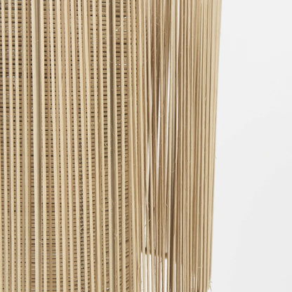 Natural Cane Cylindrical Hanging Pendant Light HomeRoots