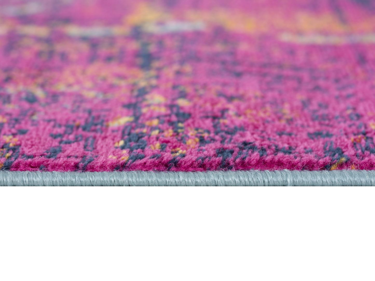 2' X 4' Magenta Abstract Dhurrie Area Rug