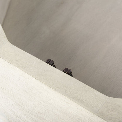 48" Natural Solid Wood Hexagon Lift Top Solid Coffee Table HomeRoots