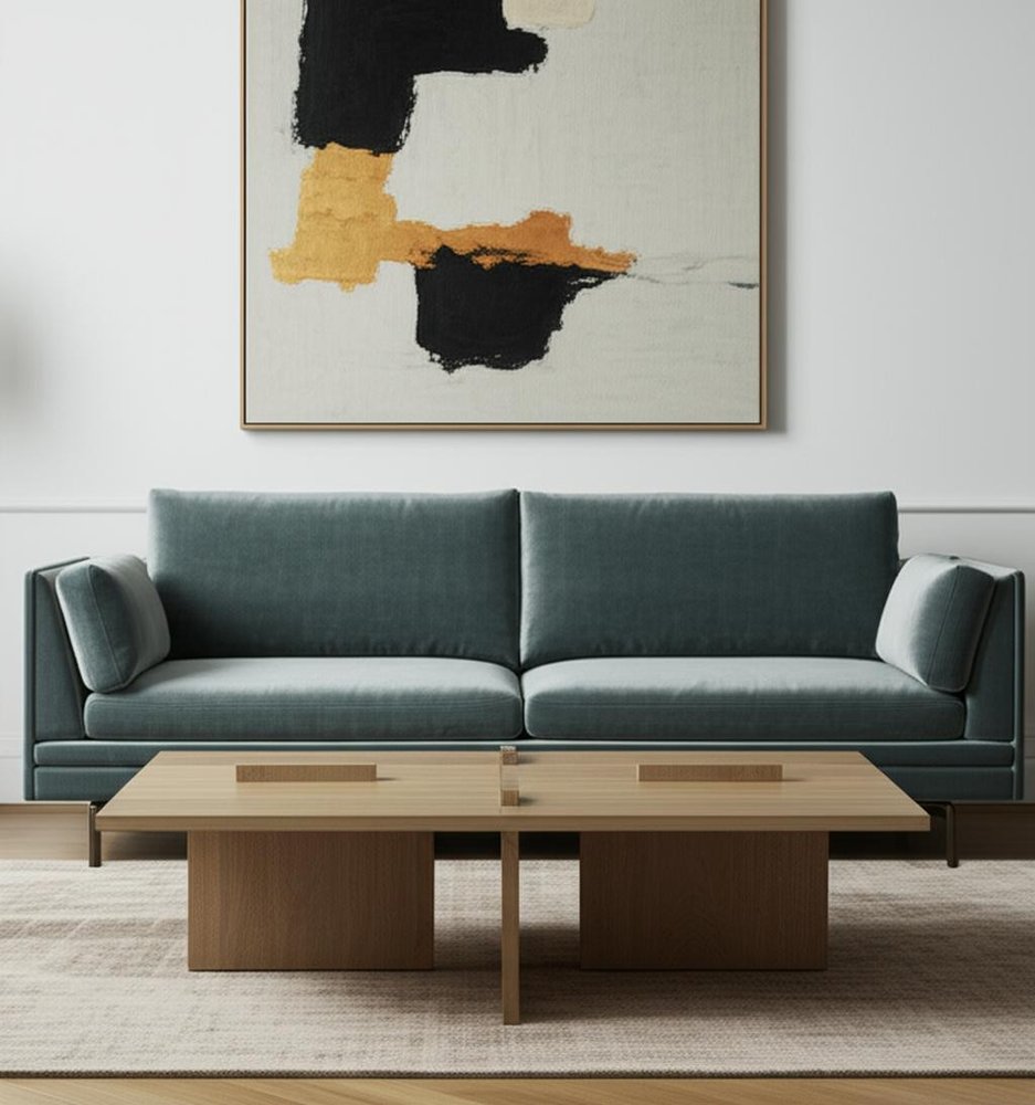 34" Natural Wood Coffee Table HomeRoots