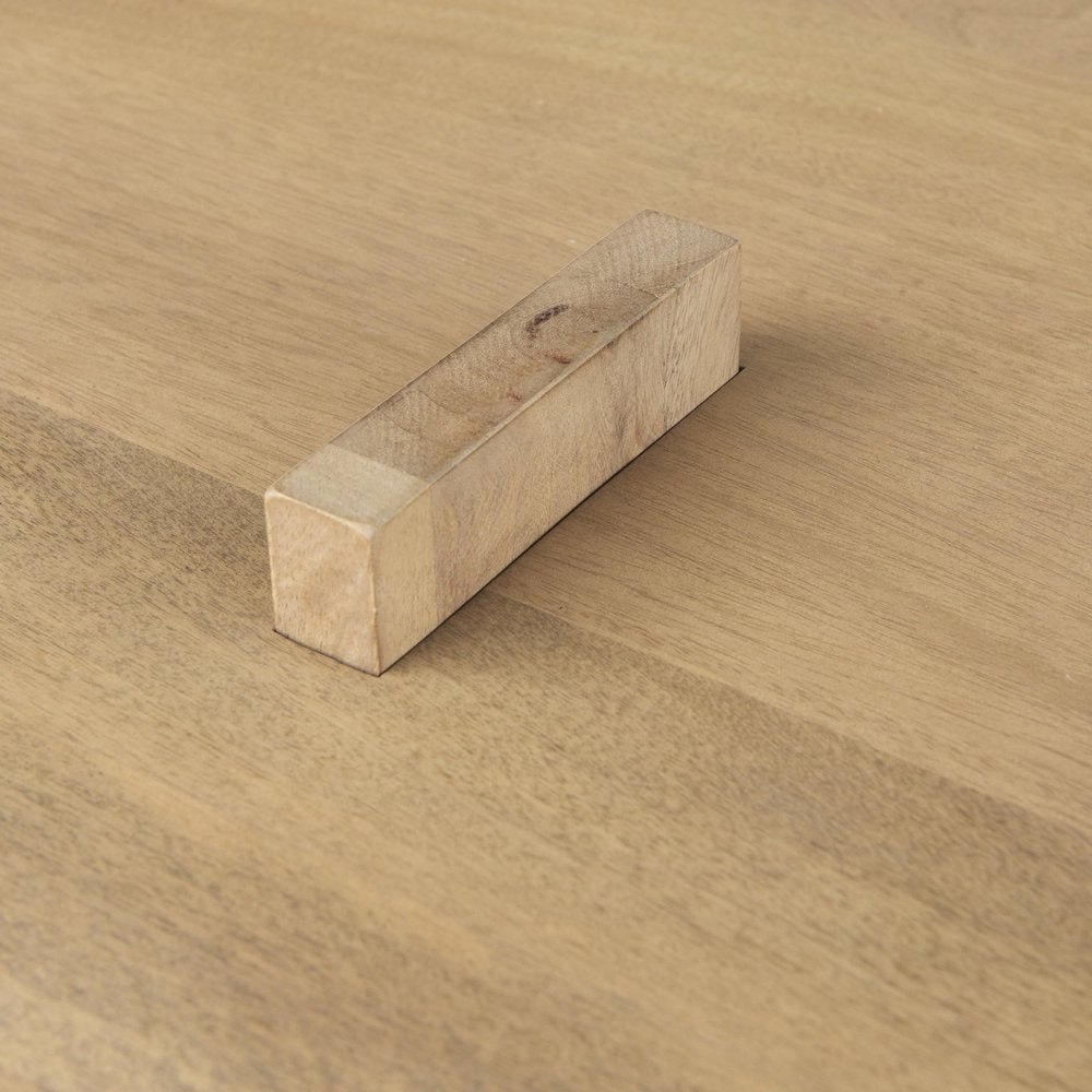 34" Natural Wood Coffee Table — view 4