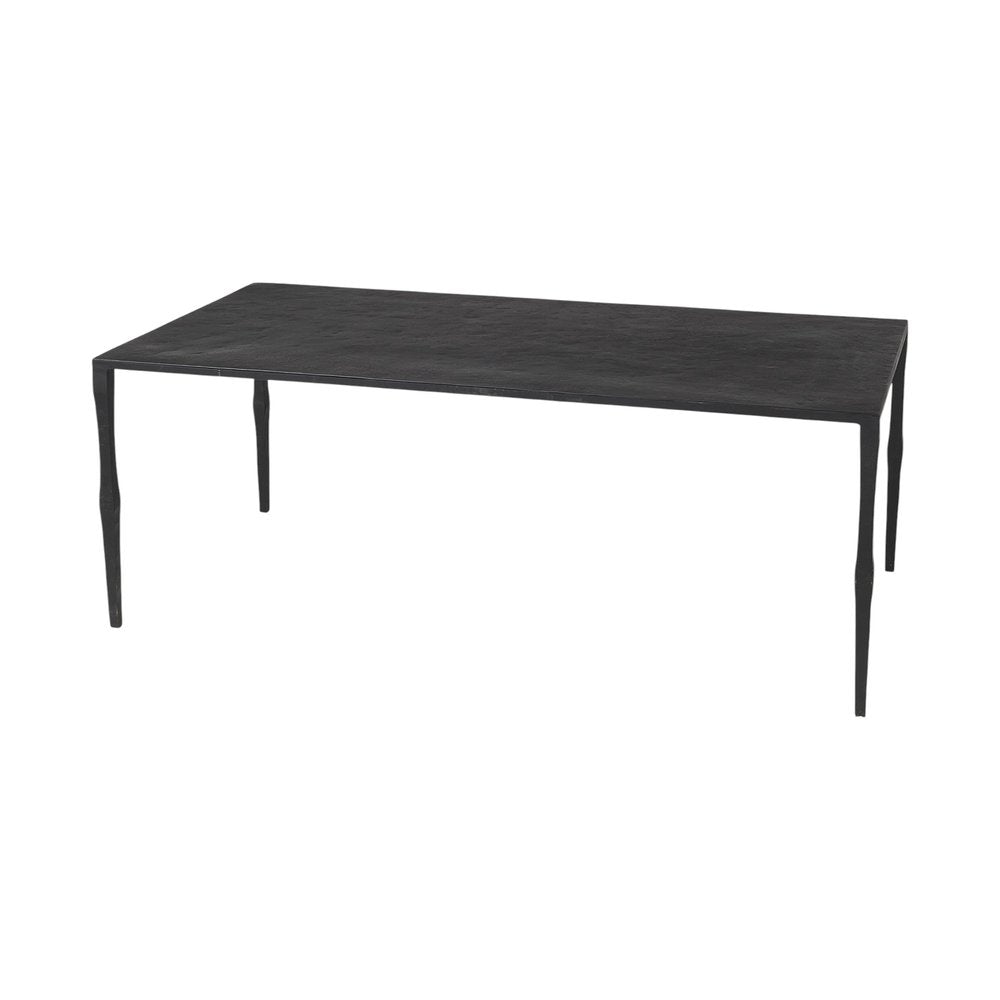 22" Black Iron Coffee Table — view 9