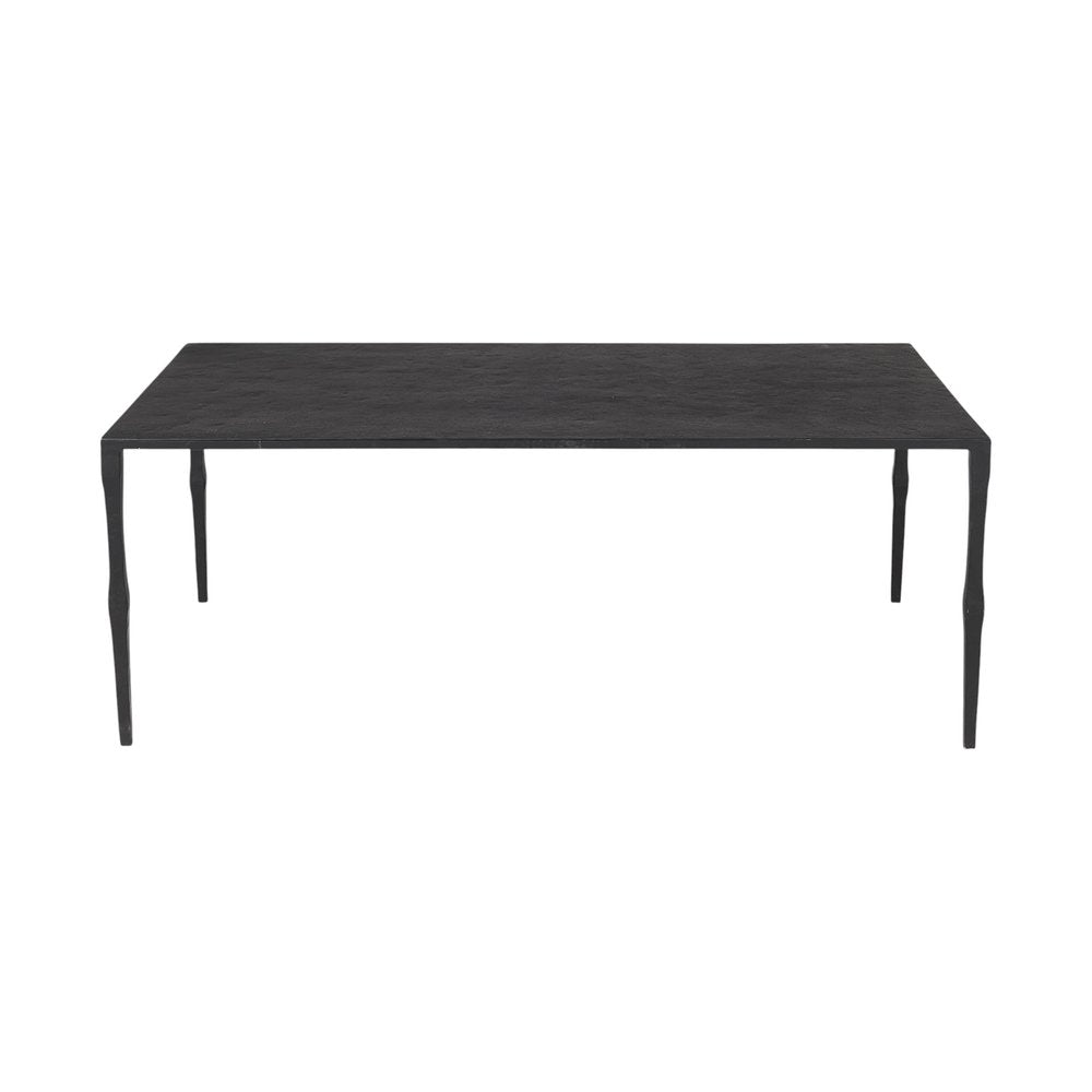 22" Black Iron Coffee Table — view 10
