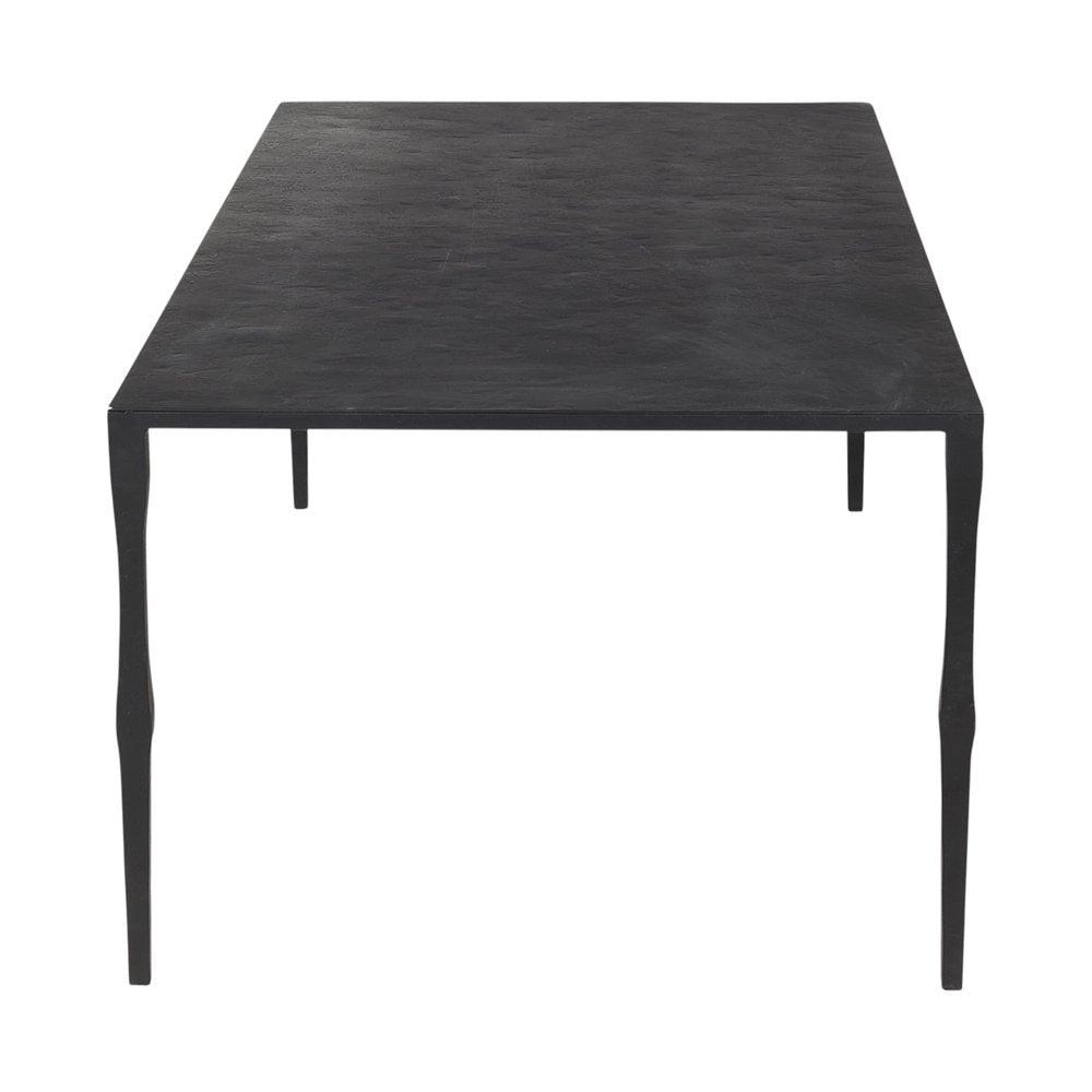 22" Black Iron Coffee Table — view 11