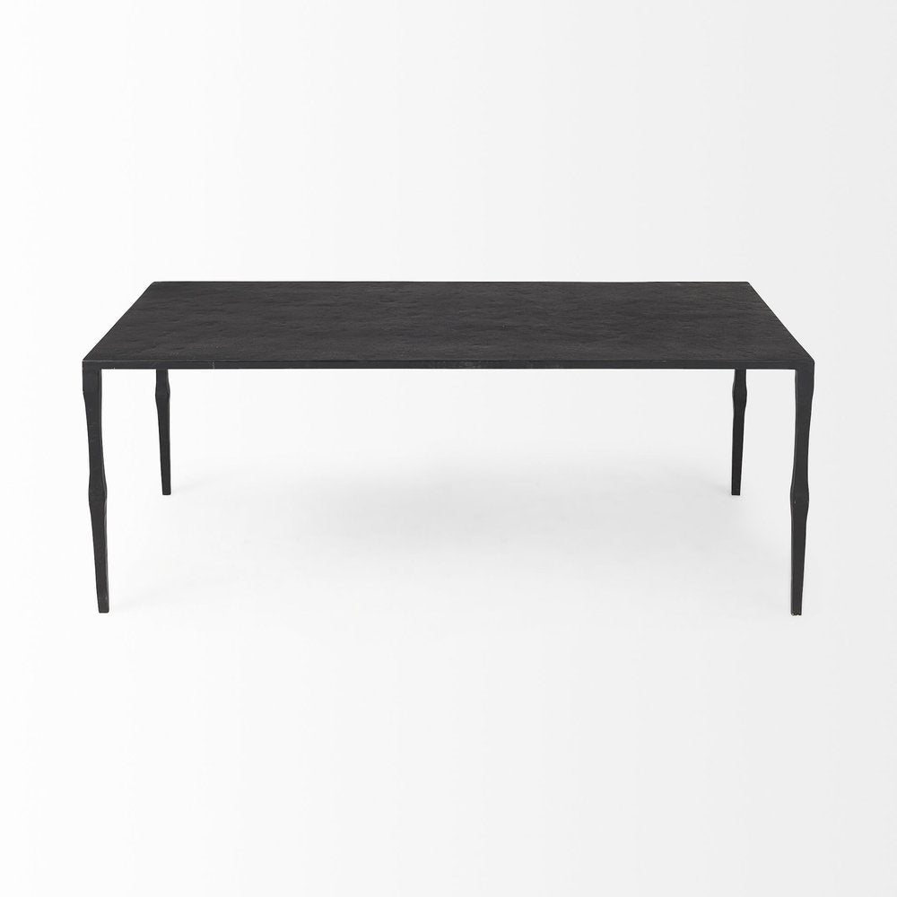22" Black Iron Coffee Table — view 2