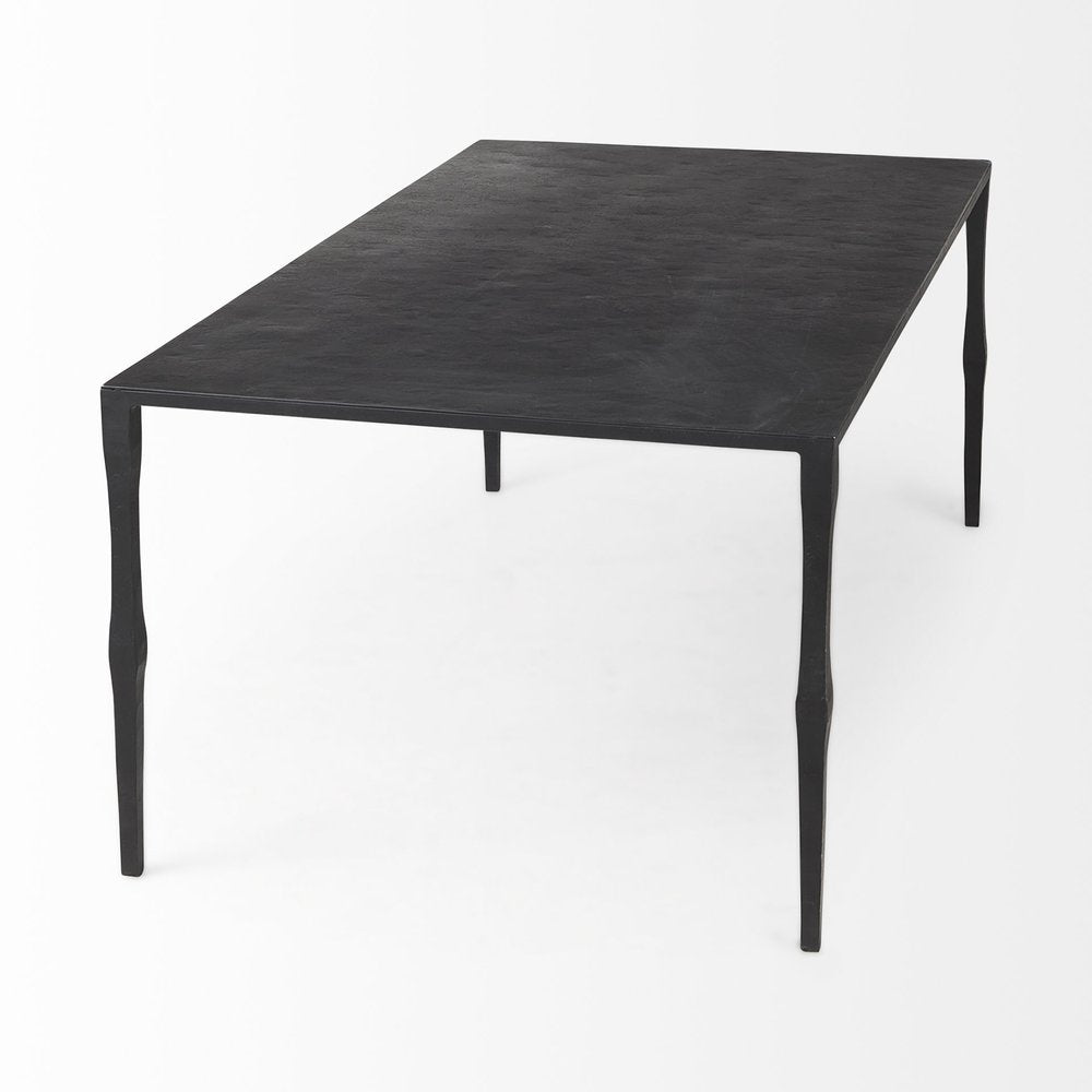 22" Black Iron Coffee Table — view 4