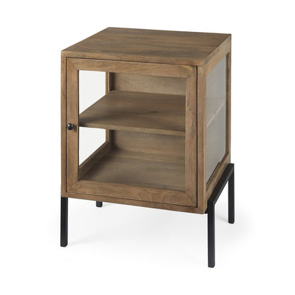 26" Brown Solid Wood Square End Table HomeRoots