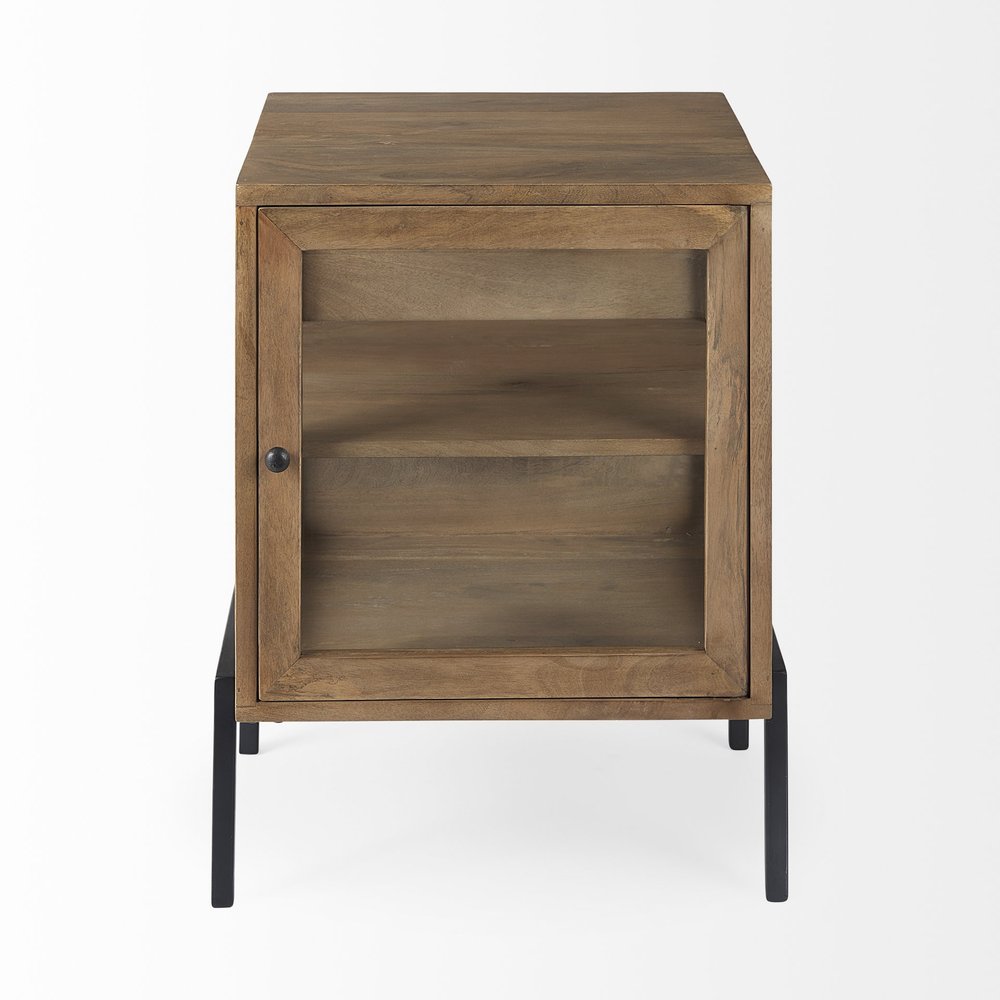 26" Brown Solid Wood Square End Table HomeRoots