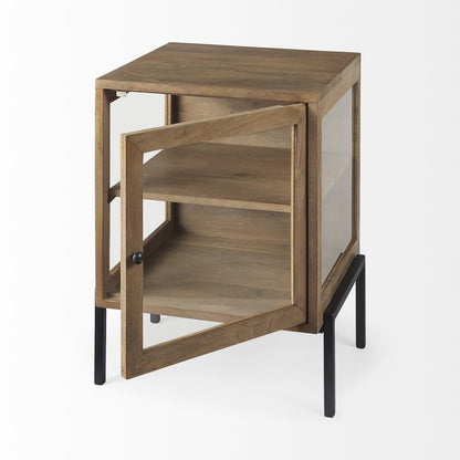 26" Brown Solid Wood Square End Table HomeRoots