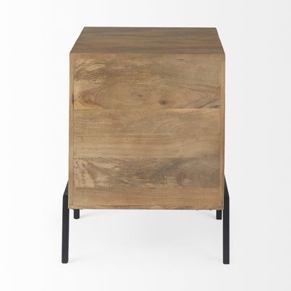 26" Brown Solid Wood Square End Table HomeRoots