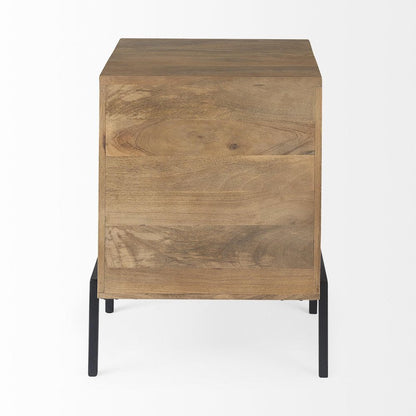 26" Brown Solid Wood Square End Table HomeRoots