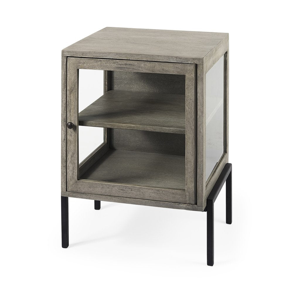 24" Brown Solid Wood Square End Table HomeRoots