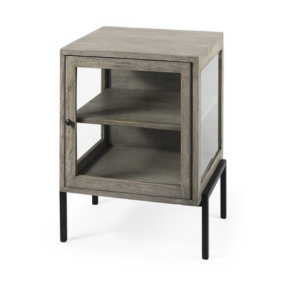 24" Brown Solid Wood Square End Table HomeRoots
