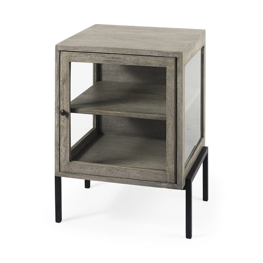 24" Brown Solid Wood Square End Table HomeRoots
