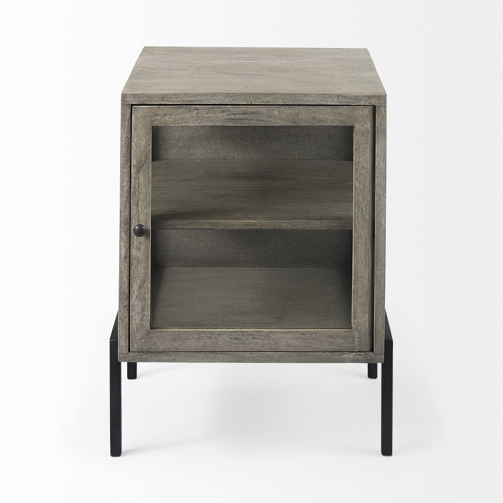 24" Brown Solid Wood Square End Table HomeRoots