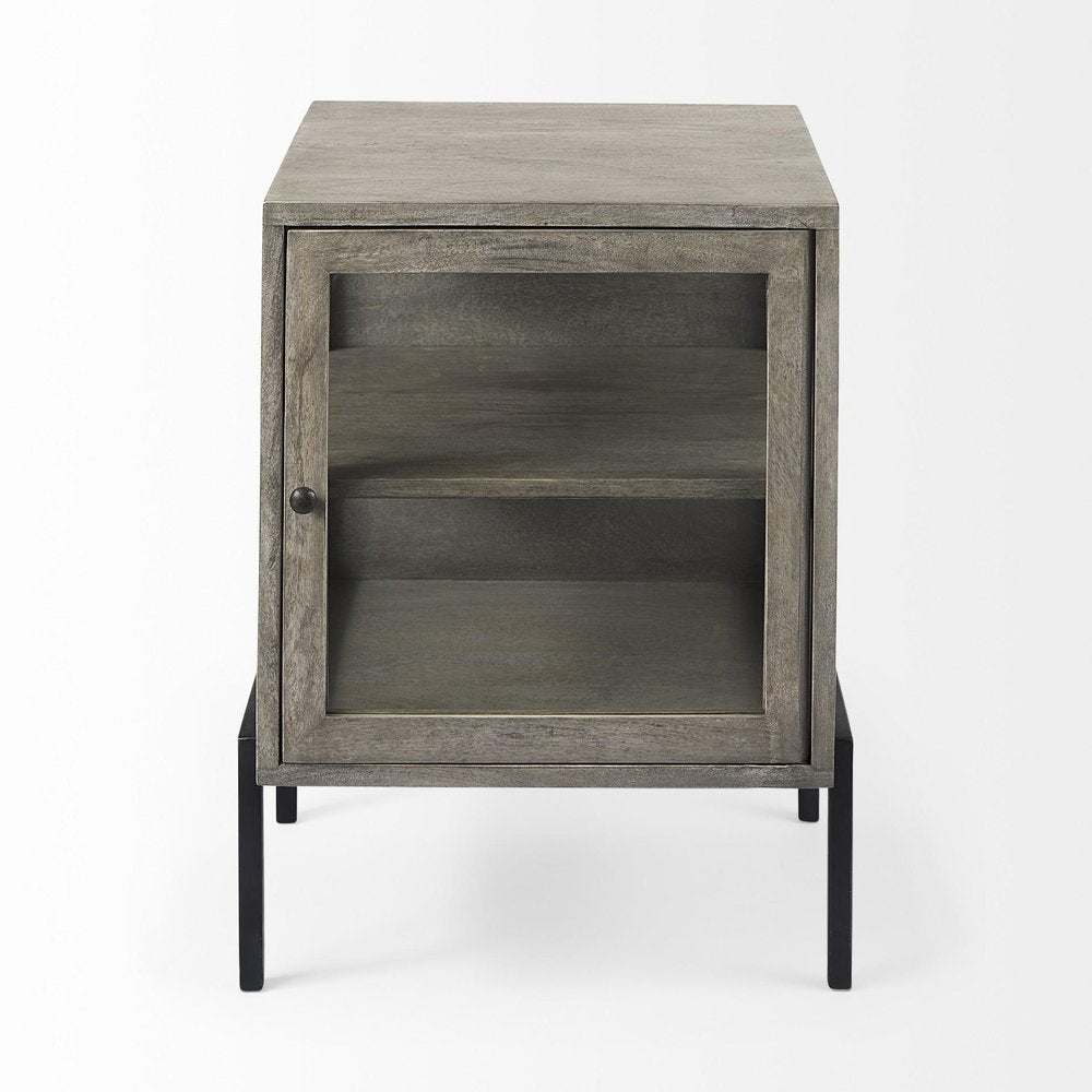 24" Brown Solid Wood Square End Table HomeRoots