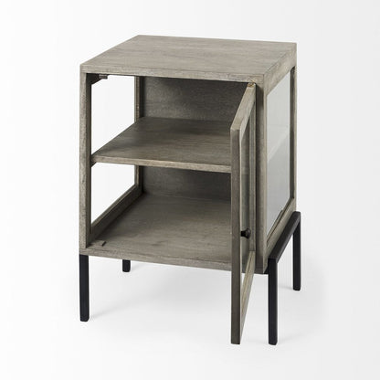 24" Brown Solid Wood Square End Table HomeRoots