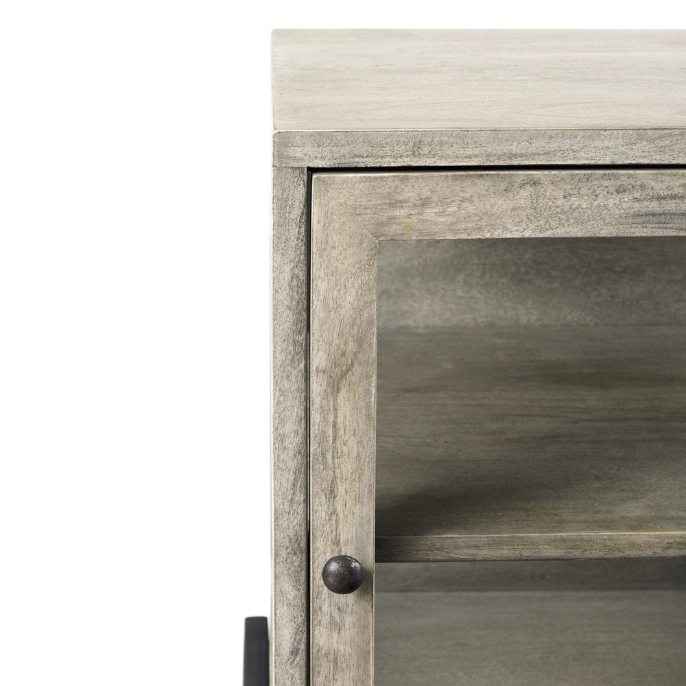 24" Brown Solid Wood Square End Table HomeRoots