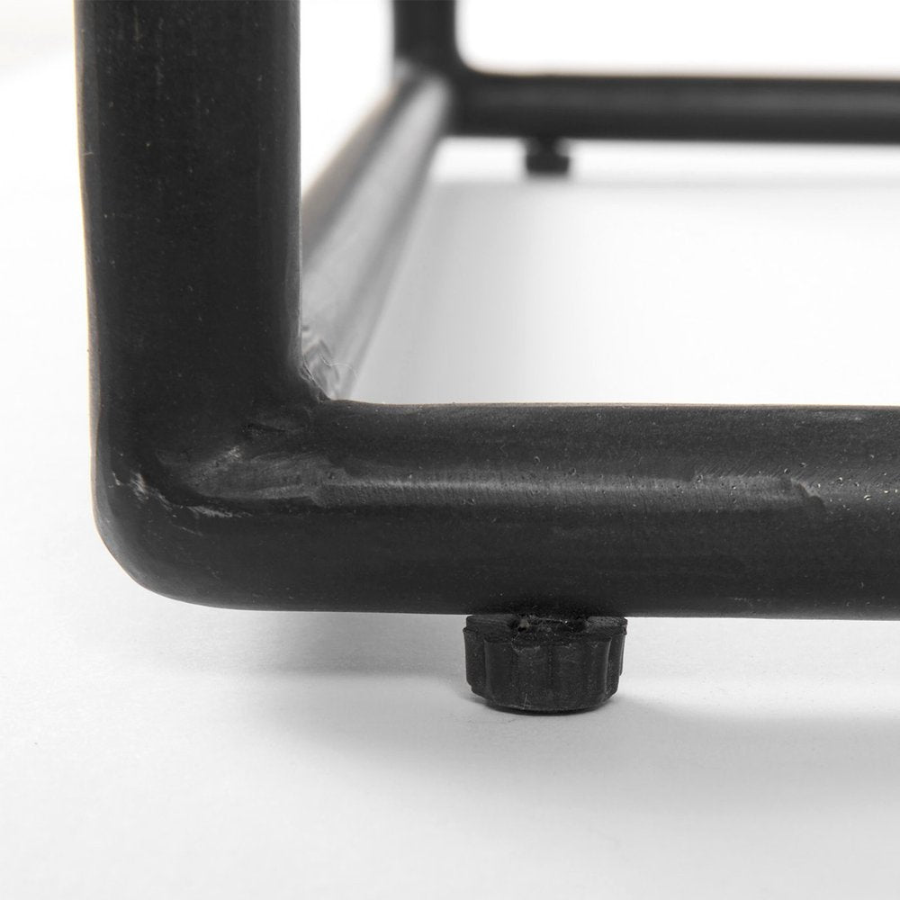 22" Black Marble Round End Table HomeRoots