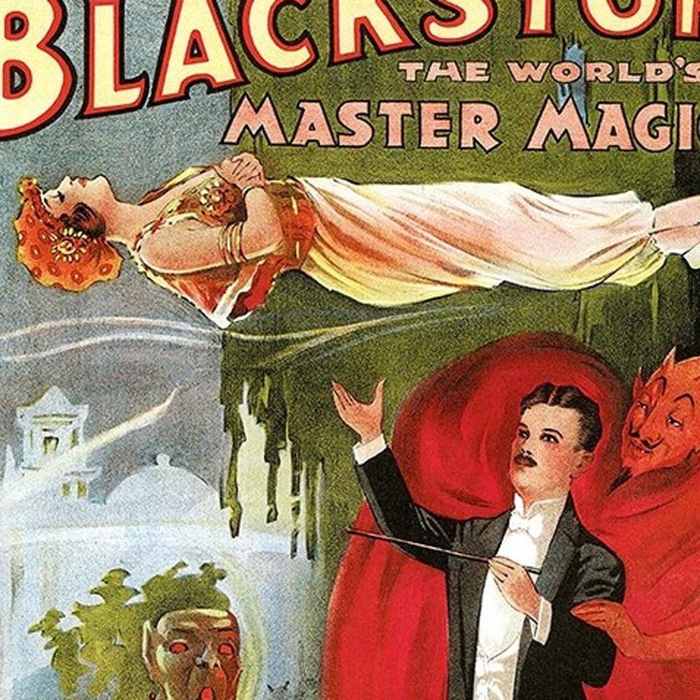 Vintage 1934 Blackstone Magic Unframed Print Wall Art — view 4