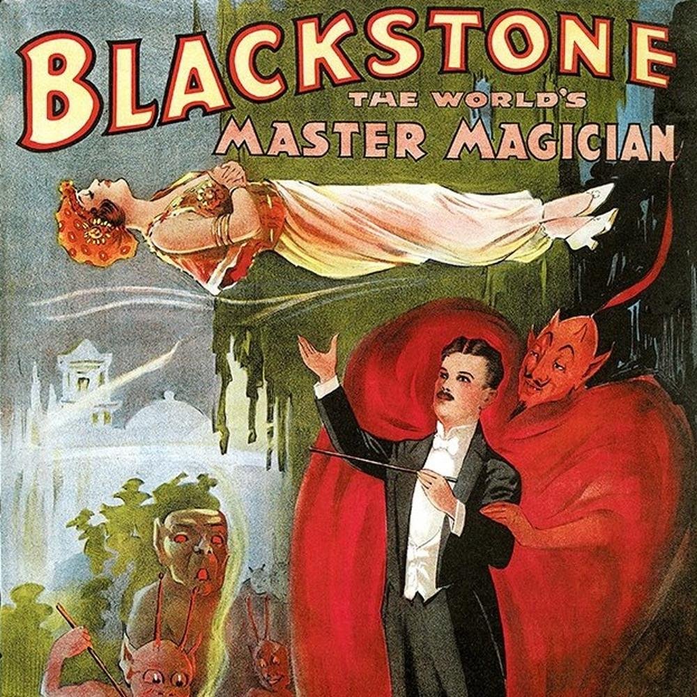 Vintage 1934 Blackstone Magic Unframed Print Wall Art — view 5