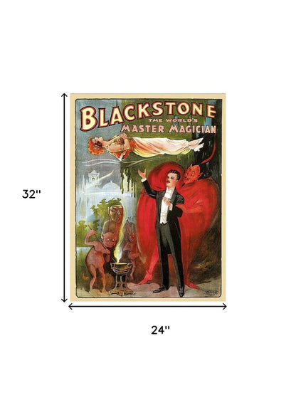 Vintage 1934 Blackstone Magic Unframed Print Wall Art HomeRoots