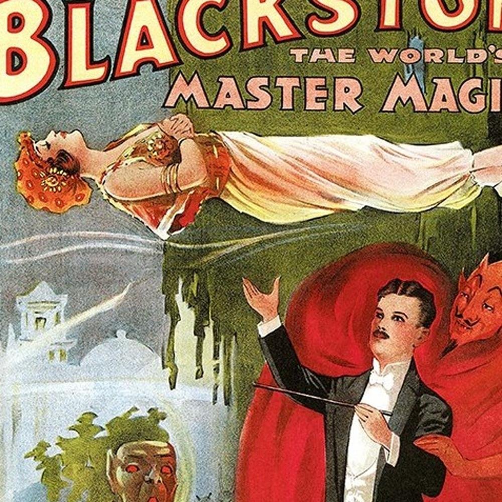 Vintage 1934 Blackstone Magic Unframed Print Wall Art HomeRoots