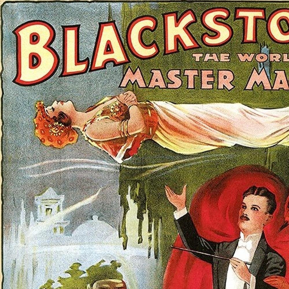 Vintage 1934 Blackstone Magic Unframed Print Wall Art — view 14