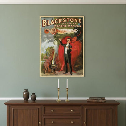 Vintage 1934 Blackstone Magic Unframed Print Wall Art HomeRoots