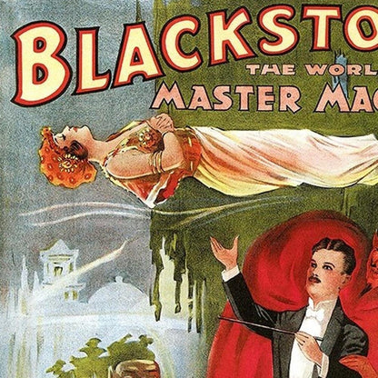 Vintage 1934 Blackstone Magic Unframed Print Wall Art HomeRoots