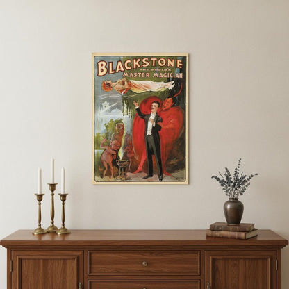 Vintage 1934 Blackstone Magic Unframed Print Wall Art HomeRoots