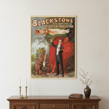 Vintage 1934 Blackstone Magic Unframed Print Wall Art HomeRoots