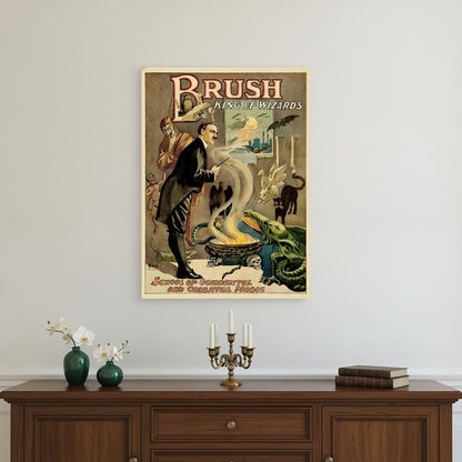 Vintage 1895 Blackstone Magic Unframed Print Wall Art HomeRoots