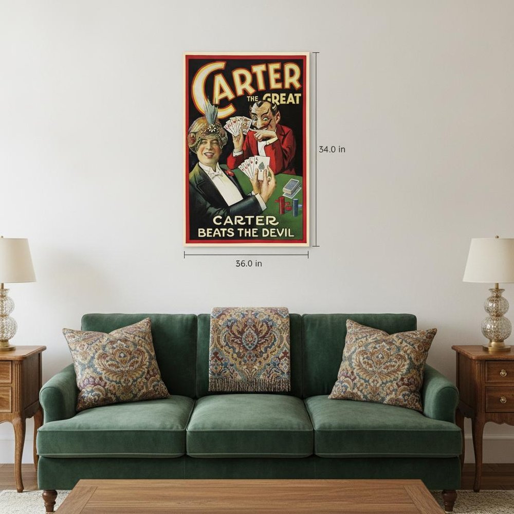 Vintage 1922 Carter Vintage Magic Unframed Print Wall Art — view 1