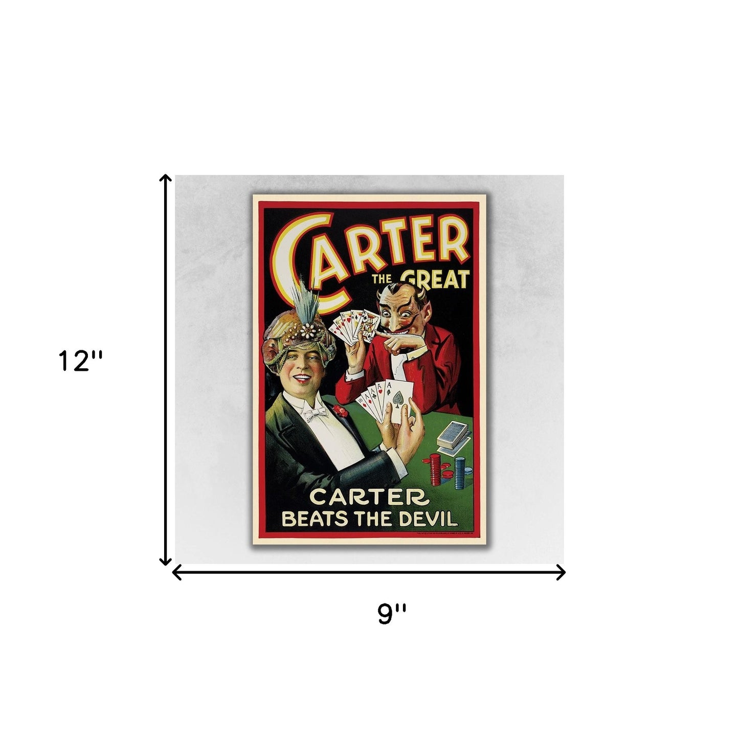 Vintage 1922 Carter Vintage Magic Unframed Print Wall Art