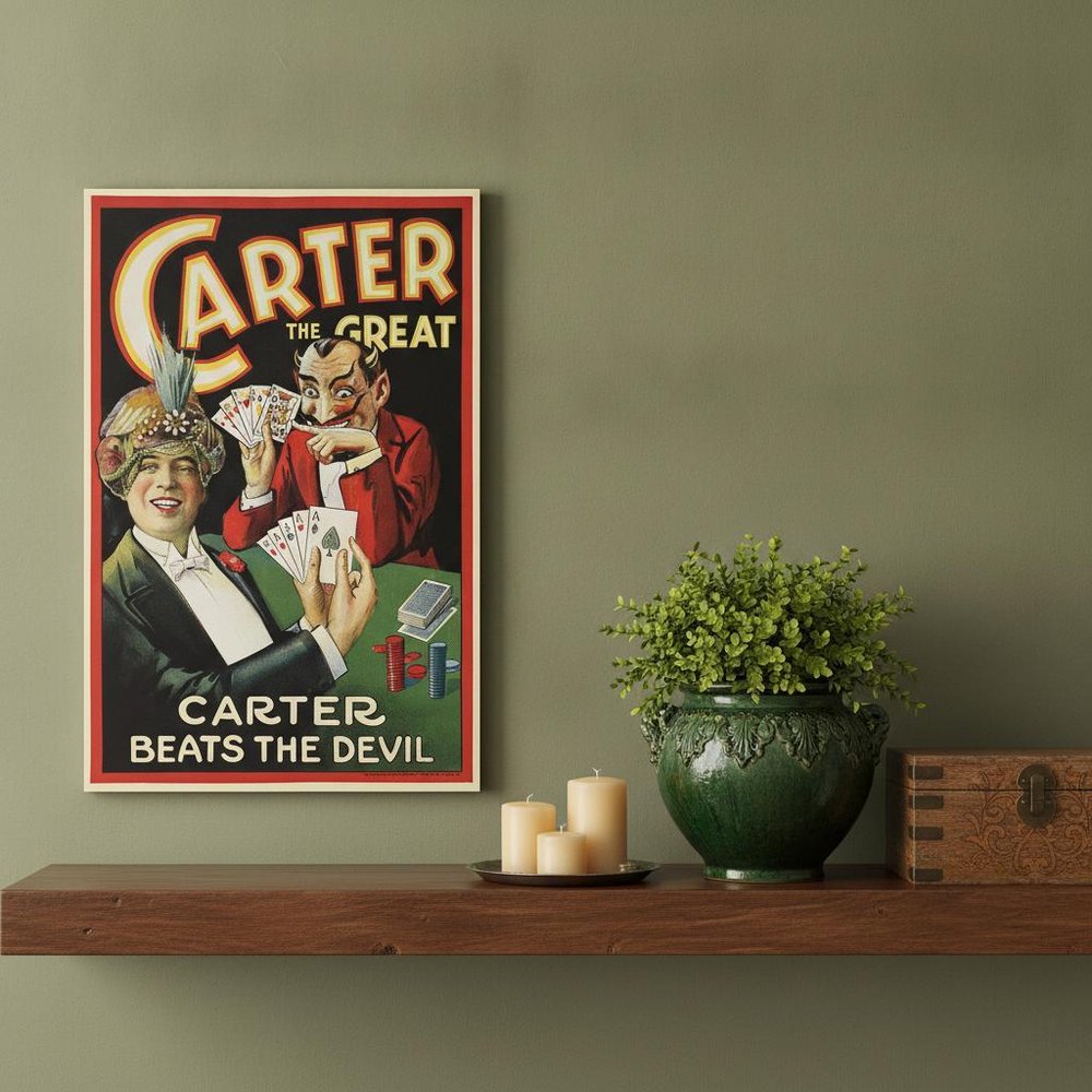 Vintage 1922 Carter Vintage Magic Unframed Print Wall Art HomeRoots